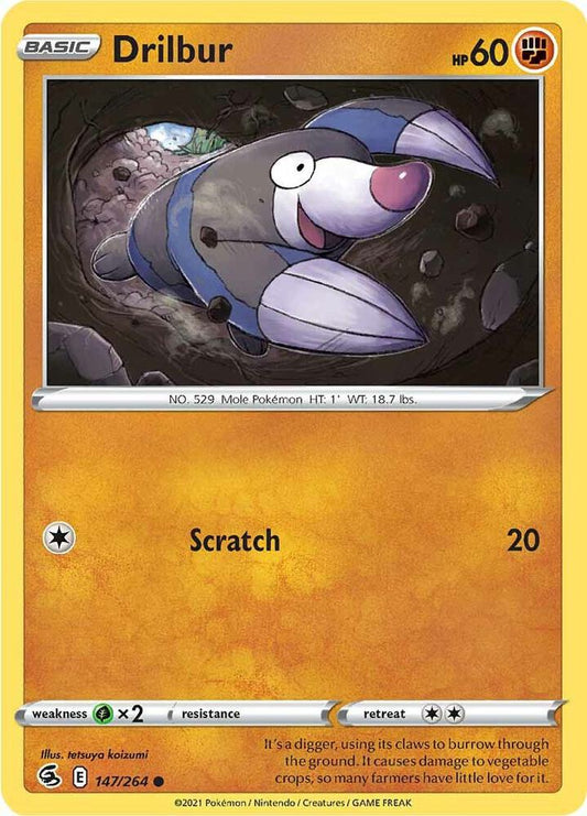 Drilbur 147/264 (SWSH08: Fusion Strike) 