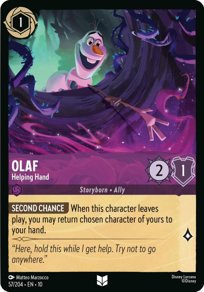 Olaf Helping Hand 57/204 (Whispers in the Well) 
