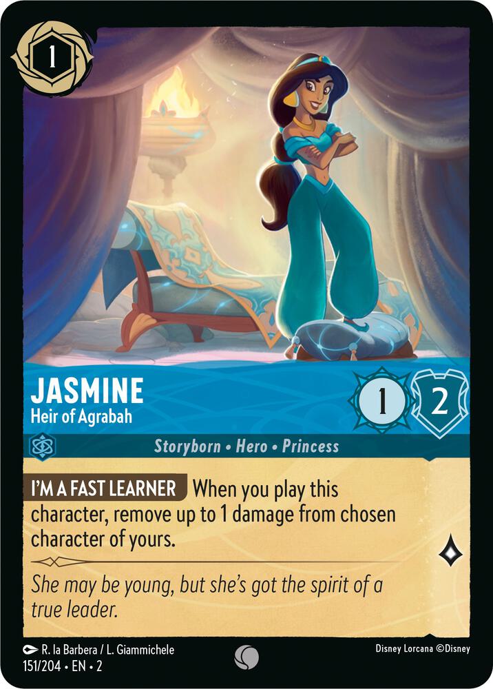 Jasmine, Heir of Agrabah 151/204 (Rise of the Floodborn) 