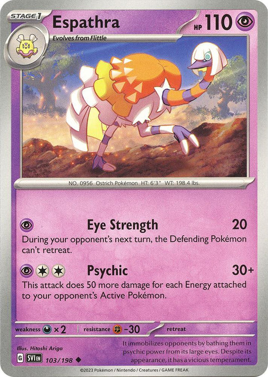Espathra 103/198 (SV01: Scarlet & Violet Base Set) 