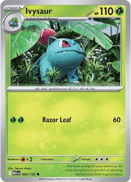 Ivysaur 002/132 (ME01: Mega Evolution) 
