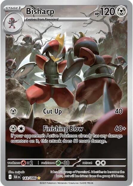 Bisharp 143/086 (SV: Black Bolt)  - Holofoil