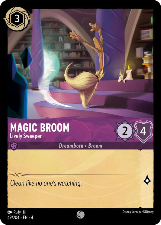 Magic Broom, Lively Sweeper 49/204 (Ursula's Return) 