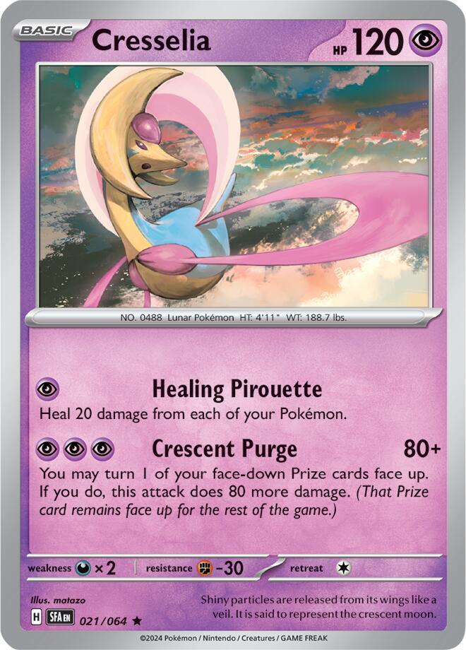 Cresselia 021/064 (SV: Shrouded Fable)  - Holofoil