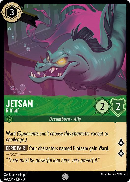 Jetsam Riffraff 76/204 (Into the Inklands)  - Cold Foil