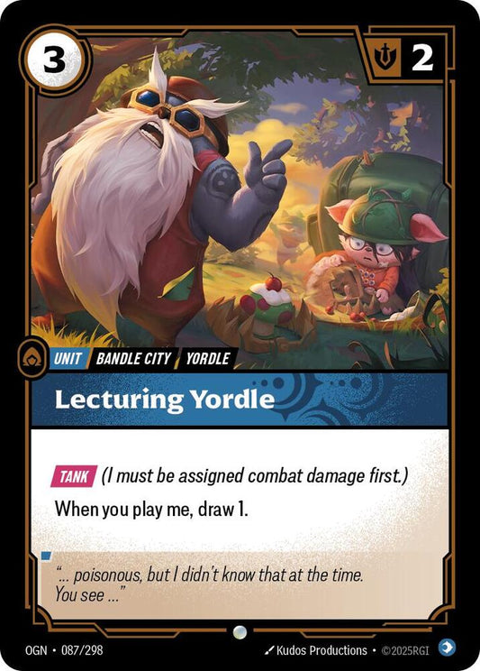 Lecturing Yordle 087/298 (Origins) 
