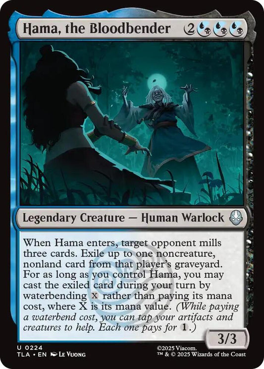 Hama, the Bloodbender 224/286 (Avatar: The Last Airbender)  - Foil