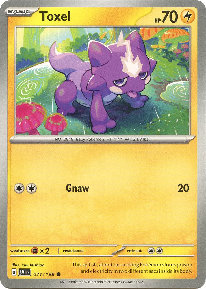 Toxel 071/198 (SV01: Scarlet & Violet Base Set) 