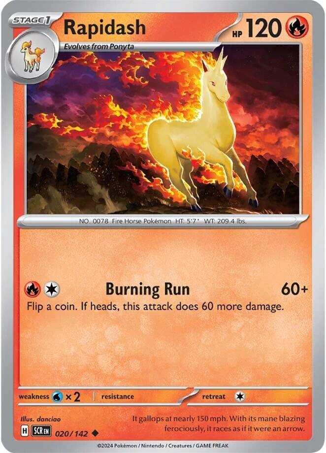 Rapidash 020/142 (SV07: Stellar Crown) 