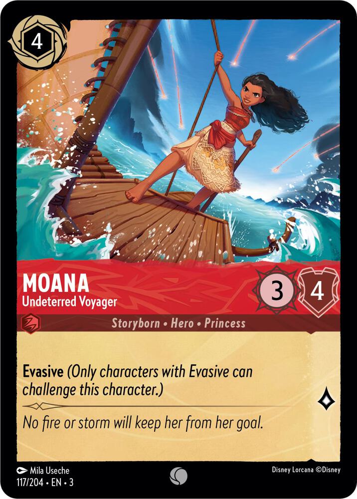 Moana Undeterred Voyager 117/204 (Into the Inklands) 