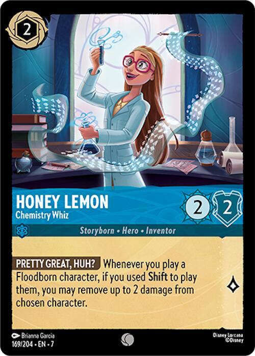 Honey Lemon, Chemistry Whiz 169/204 (Archazia's Island)  - Cold Foil