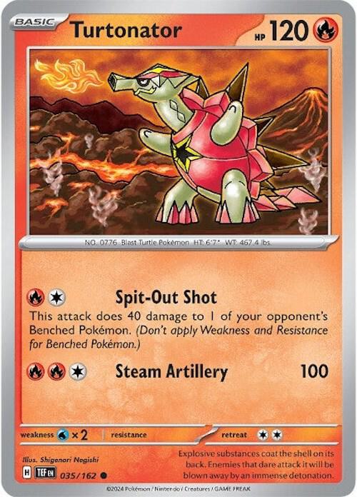 Turtonator 035/162 (SV05: Temporal Forces)  - Reverse Holofoil