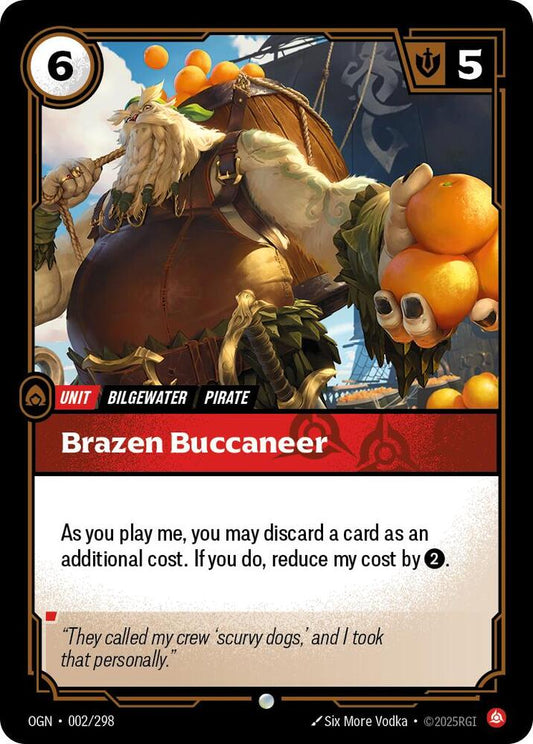 Brazen Buccaneer 2/298 (Origins)  - Foil