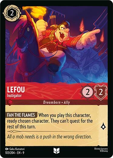 LeFou, Instigator 103/204 (Fabled)  - Cold Foil