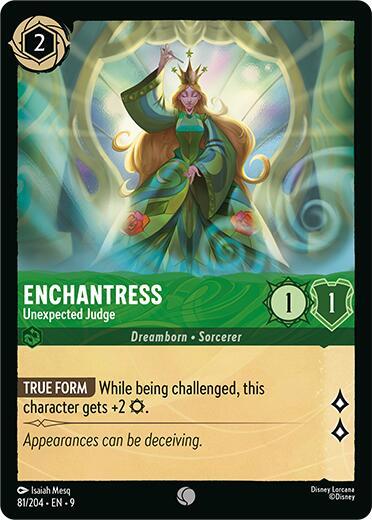 Enchantress, Unexpected Judge 81/204 (Fabled) 