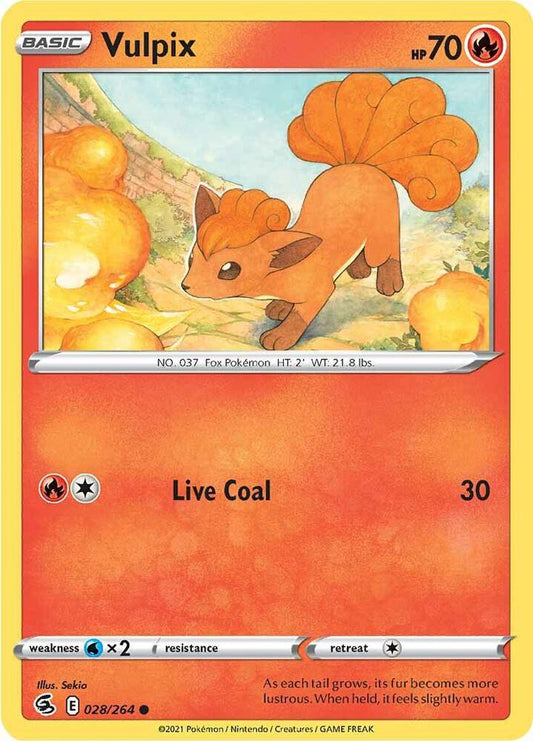 Vulpix 028/264 (SWSH08: Fusion Strike) 