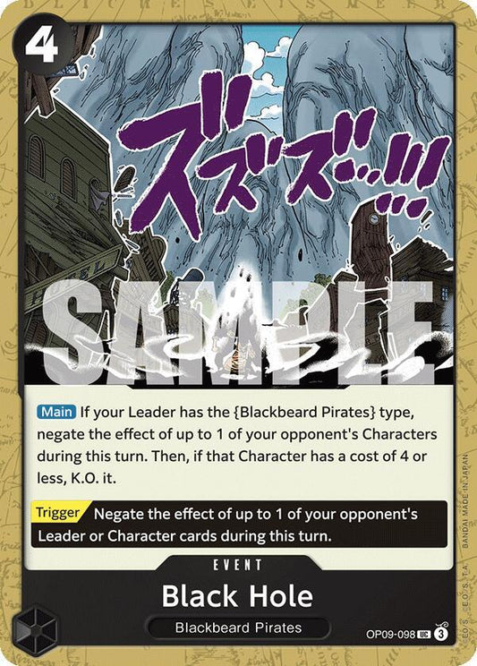 Black Hole OP09-098 (Emperors in the New World) 