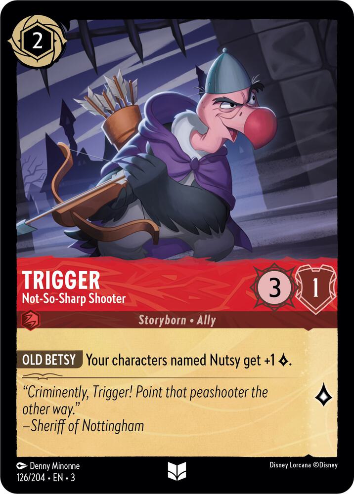 Trigger, Not So Sharp Shooter 126/204 (Into the Inklands) 