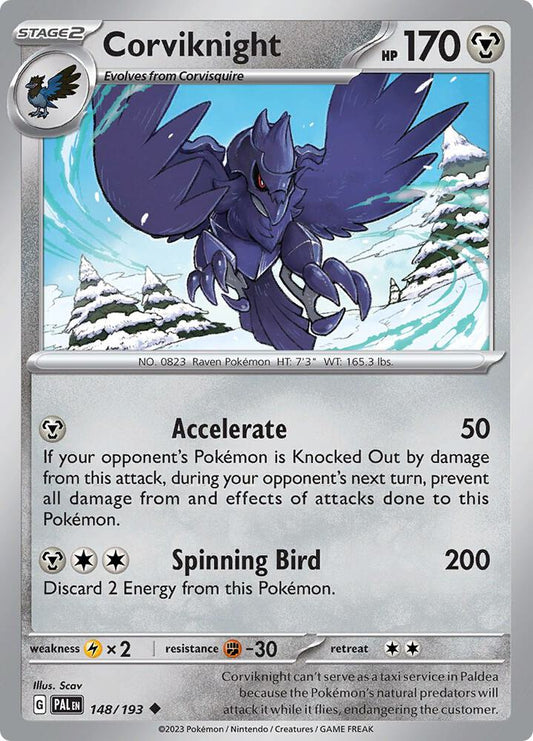 Corviknight 148/193 (SV02: Paldea Evolved) 