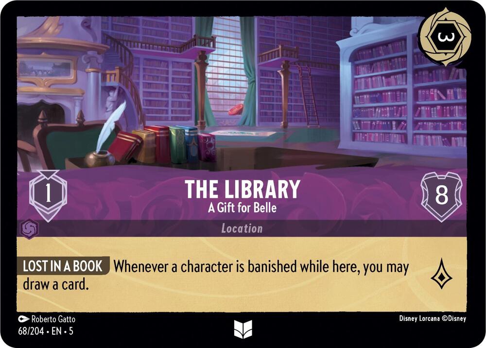The Library, A Gift for Belle 68/204 (Shimmering Skies)  - Cold Foil