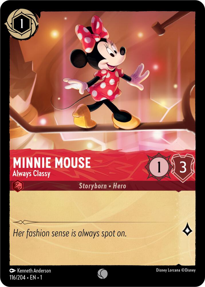 Minnie Mouse, Always Classy 116/204 (The First Chapter) 