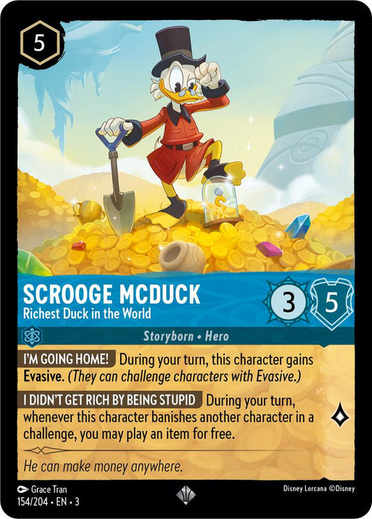 Scrooge McDuck Richest Duck in the World 154/204 (Into the Inklands) 