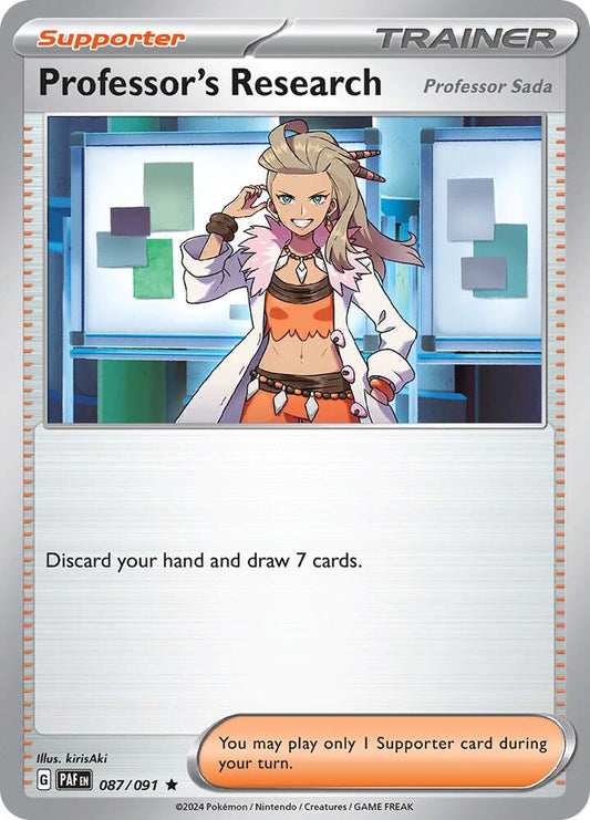 Professor's Research  087/091 (SV: Paldean Fates)  - Holofoil