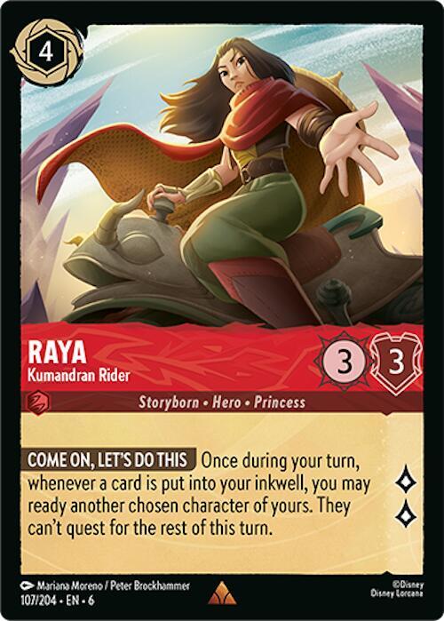 Raya Kumandran Rider 107/204 (Azurite Sea)  - Cold Foil