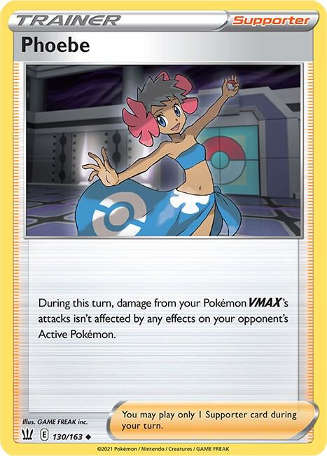 Phoebe 130/163 (SWSH05: Battle Styles) 