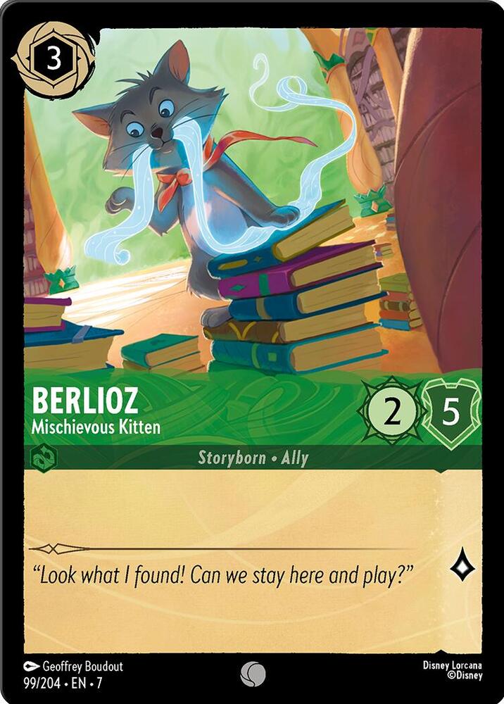 Berlioz, Mischievous Kitten 99/204 (Archazia's Island) 