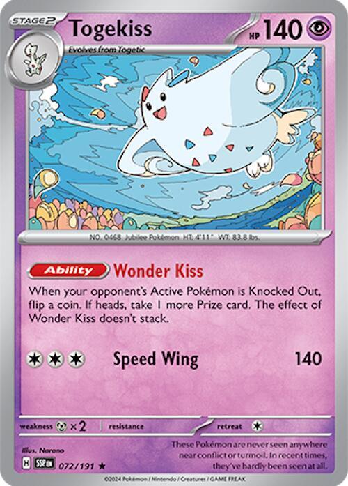 Togekiss 072/191 (SV08: Surging Sparks)  - Holofoil