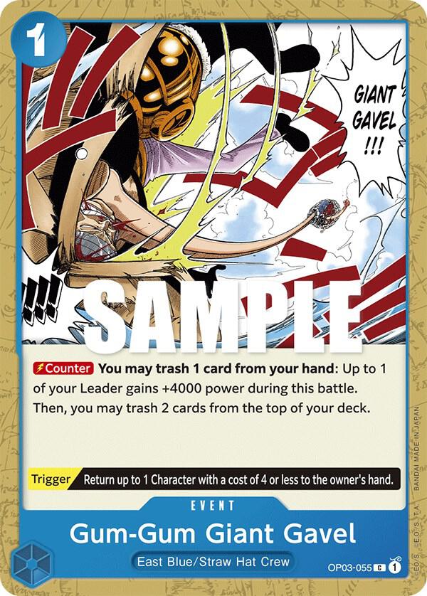 Gum-Gum Giant Gavel OP03-055 (Pillars of Strength) 