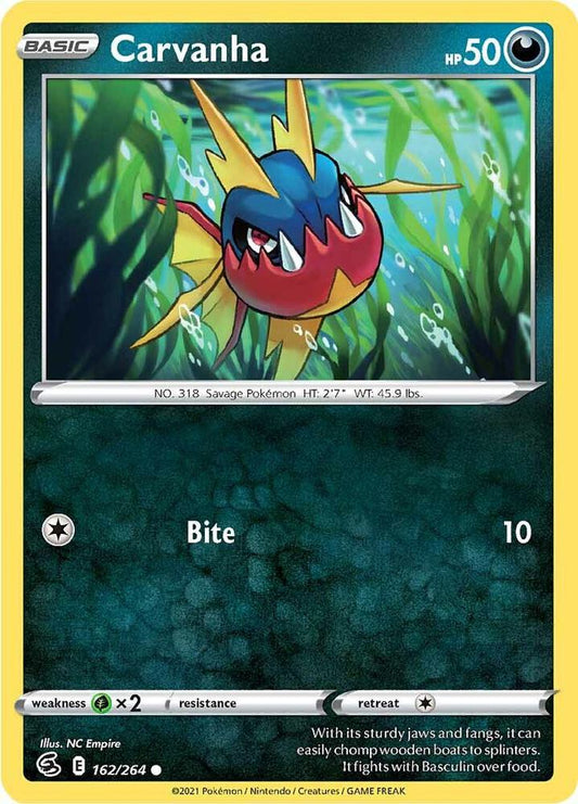 Carvanha 162/264 (SWSH08: Fusion Strike) 