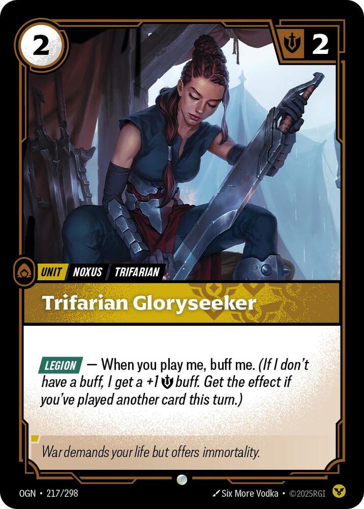 Trifarian Gloryseeker 217/298 (Origins) 