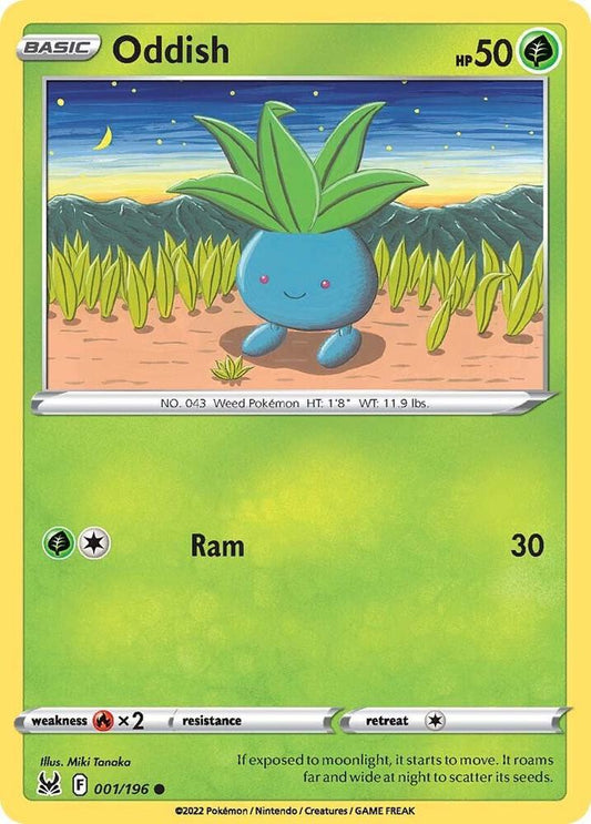 Oddish 001/196 (SWSH11: Lost Origin) 