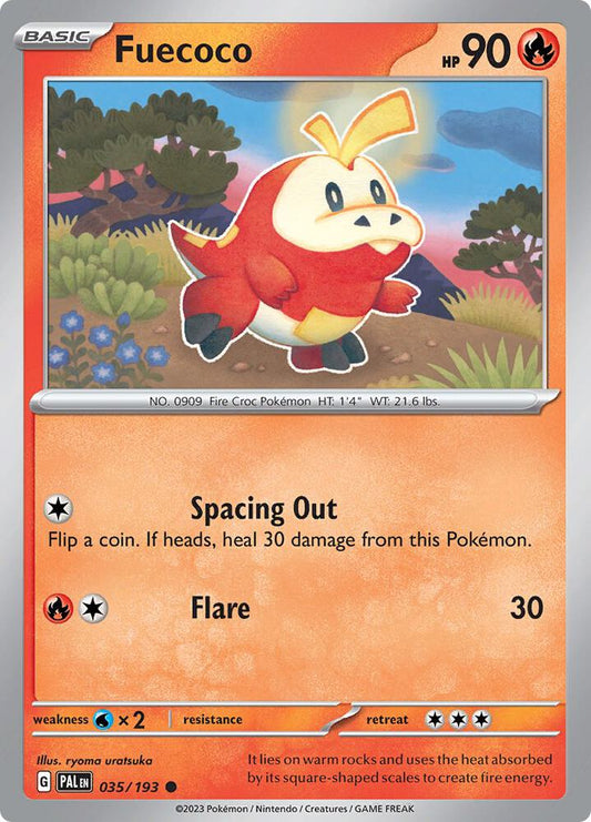 Fuecoco 035/193 (SV02: Paldea Evolved) 