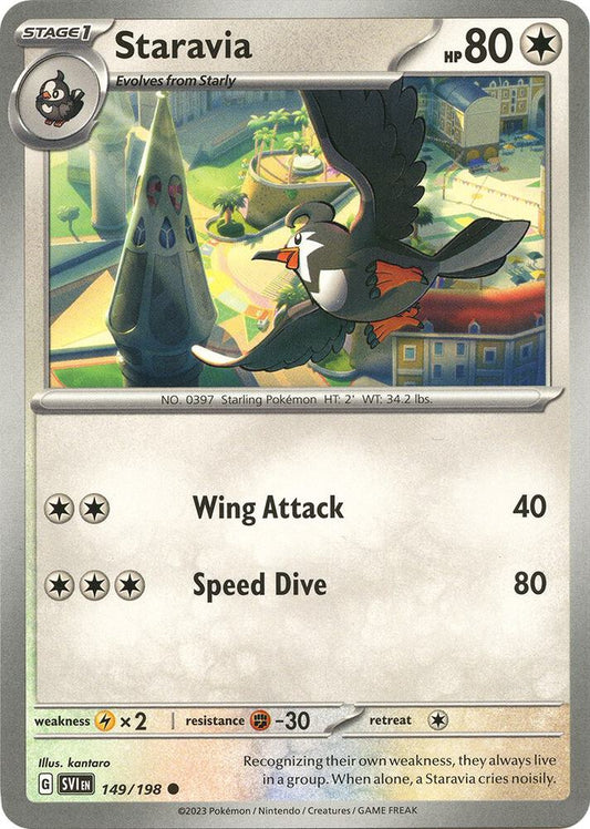 Staravia 149/198 (SV01: Scarlet & Violet Base Set) 