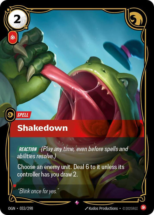 Shakedown 033/298 (Origins)  - Foil