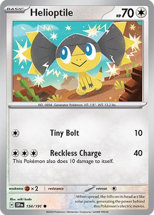 Helioptile 154/191 (SV08: Surging Sparks) 