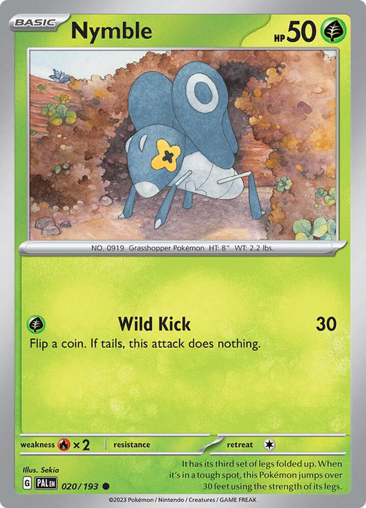 Nymble 020/193 (SV02: Paldea Evolved) 