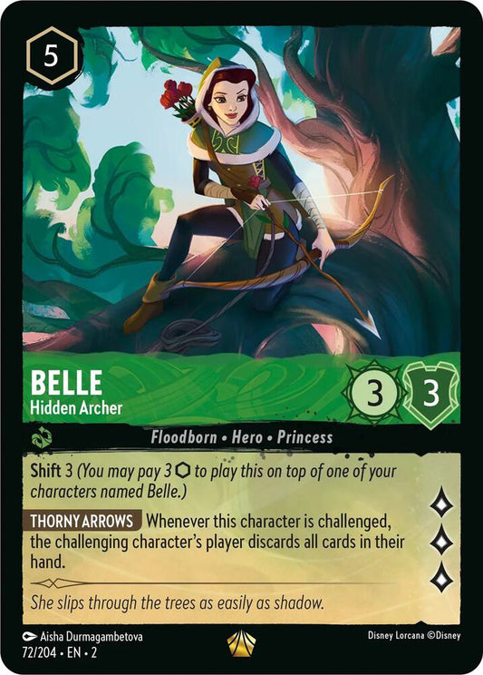 Belle Hidden Archer 72/204 (Rise of the Floodborn)  - Cold Foil