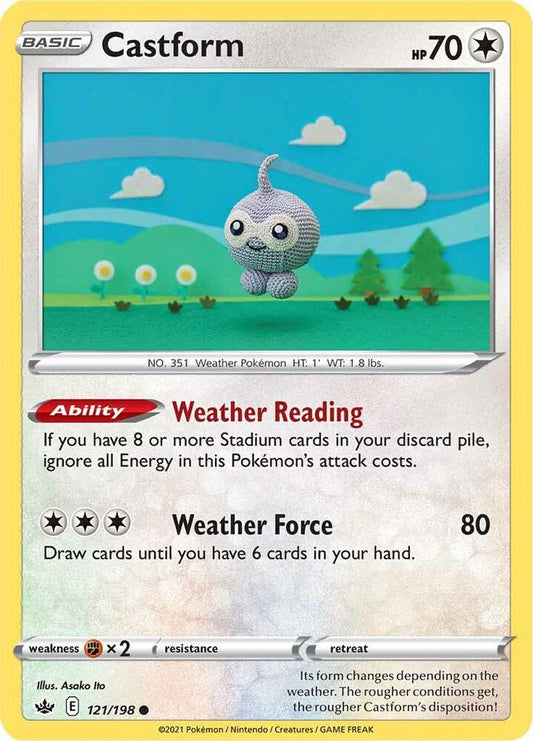 Castform 121/198 (SWSH06: Chilling Reign) 