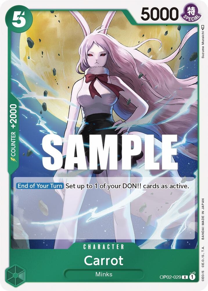 Carrot OP02-029 (Paramount War)  - Foil