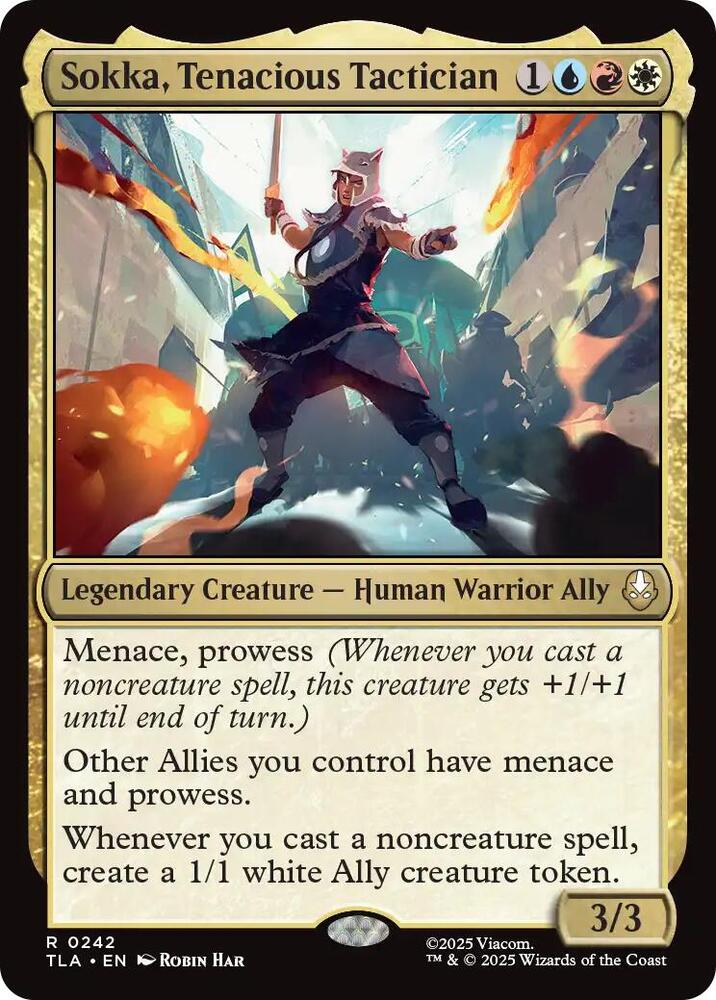 Sokka, Tenacious Tactician 242/286 (Avatar: The Last Airbender) 