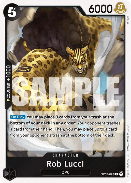 Rob Lucci OP07-093 (500 Years in the Future)  - Foil