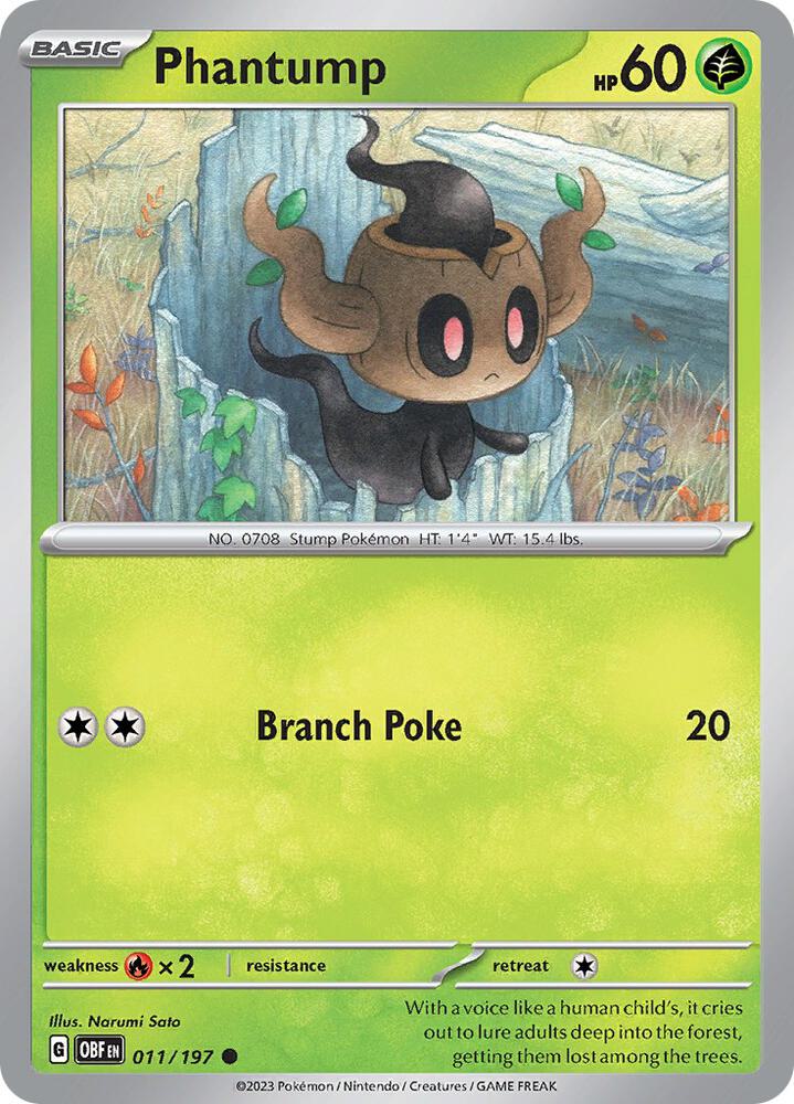 Phantump 011/197 (SV03: Obsidian Flames) 