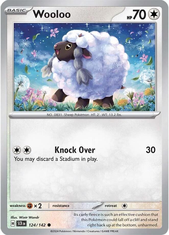 Wooloo 124/142 (SV07: Stellar Crown) 