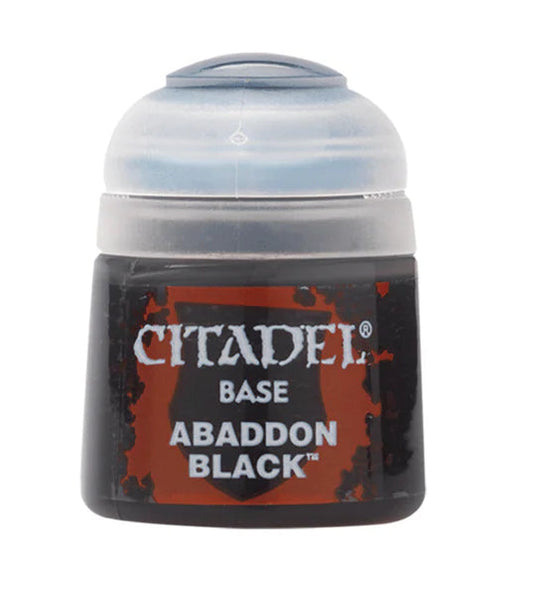 Warhammer Citadel Base:  Abaddon Black