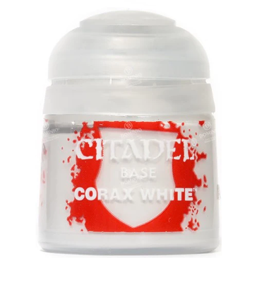 Warhammer Citadel Base: Corax White