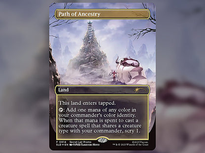 MTG Secret Lair x Avatar - Path of Ancestry Rainbow Foil Edition